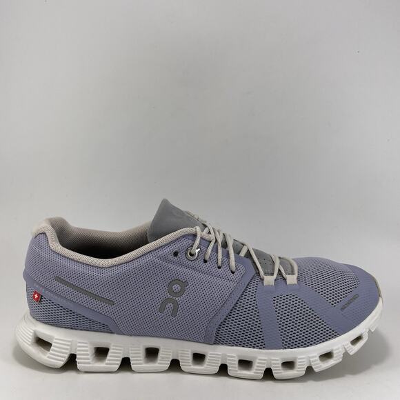 On Cloud 5 Running Shoes Womens Size 11 Lilac Purple Sneakers Low Lace Up - Picture 1 of 11